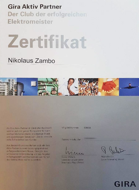 Gira Aktiv Partnerschaft